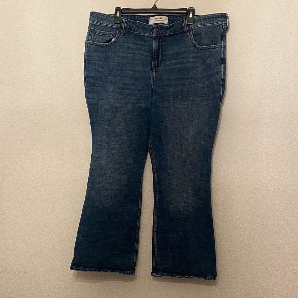 Hollister Dark Blue Flare Jeans